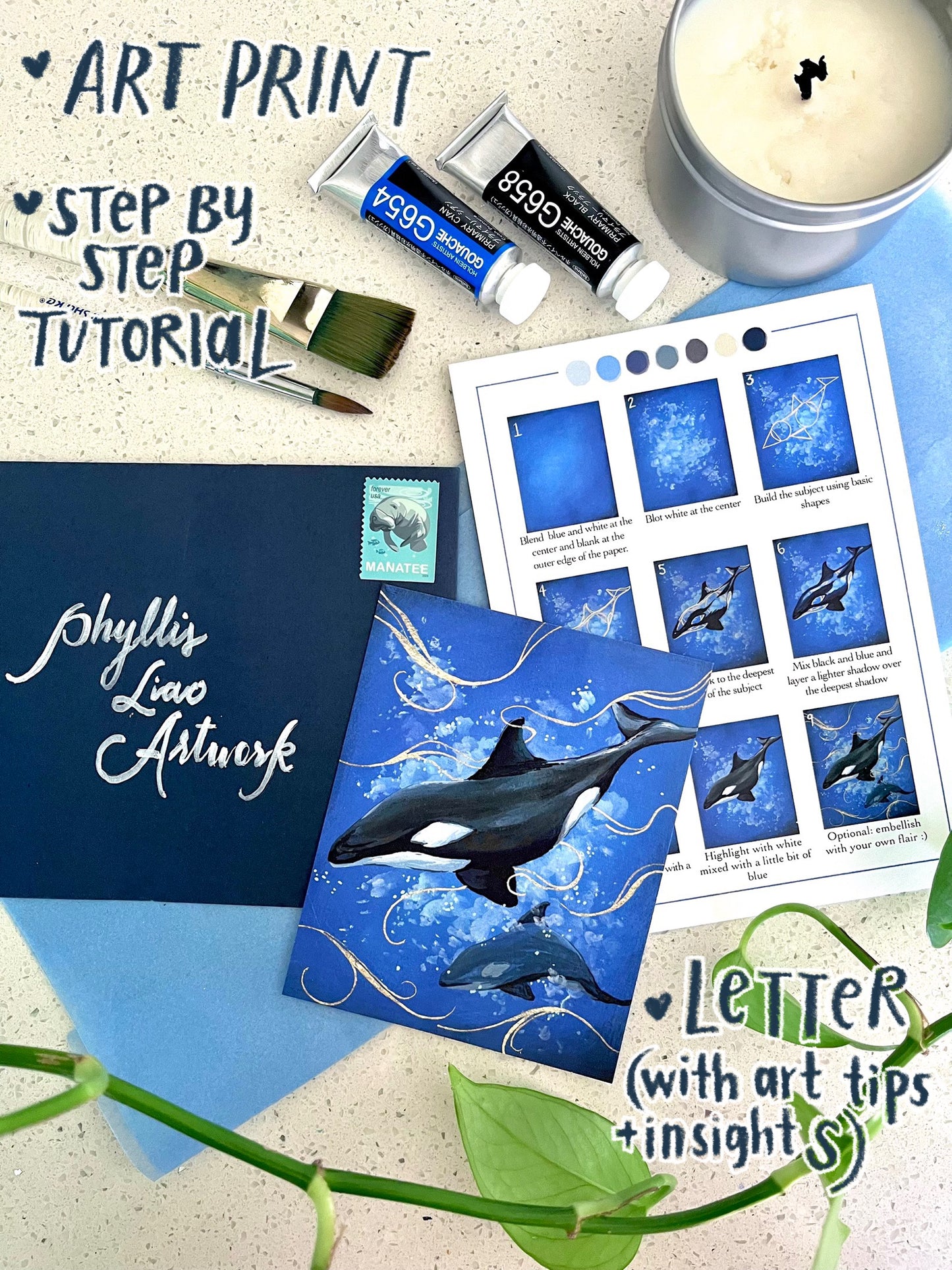 Monthly Art Print + Tutorial