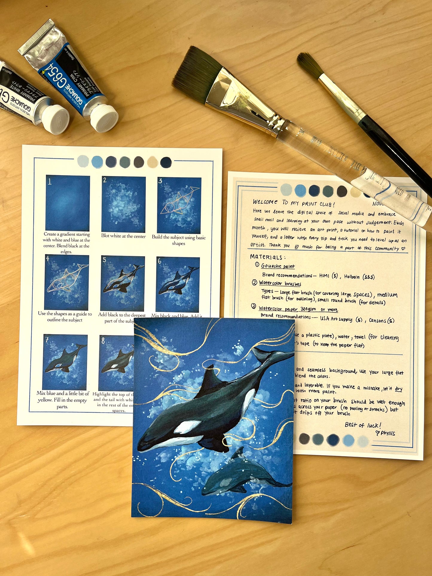 November Tutorial/Print: Orca