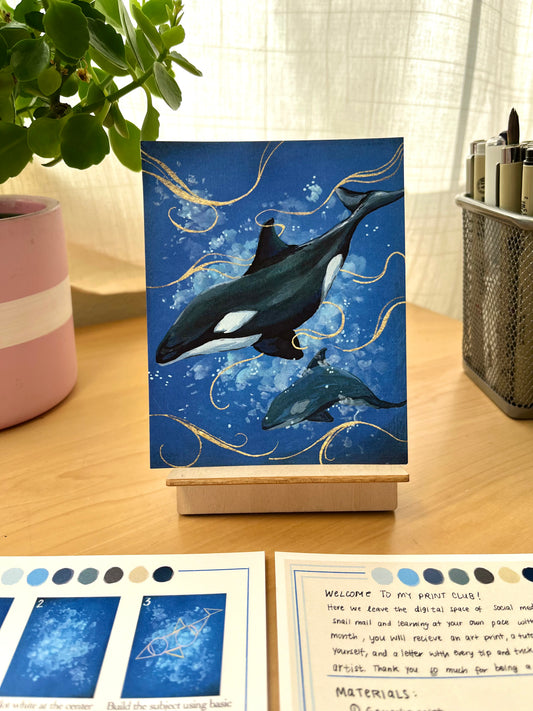 November Tutorial/Print: Orca