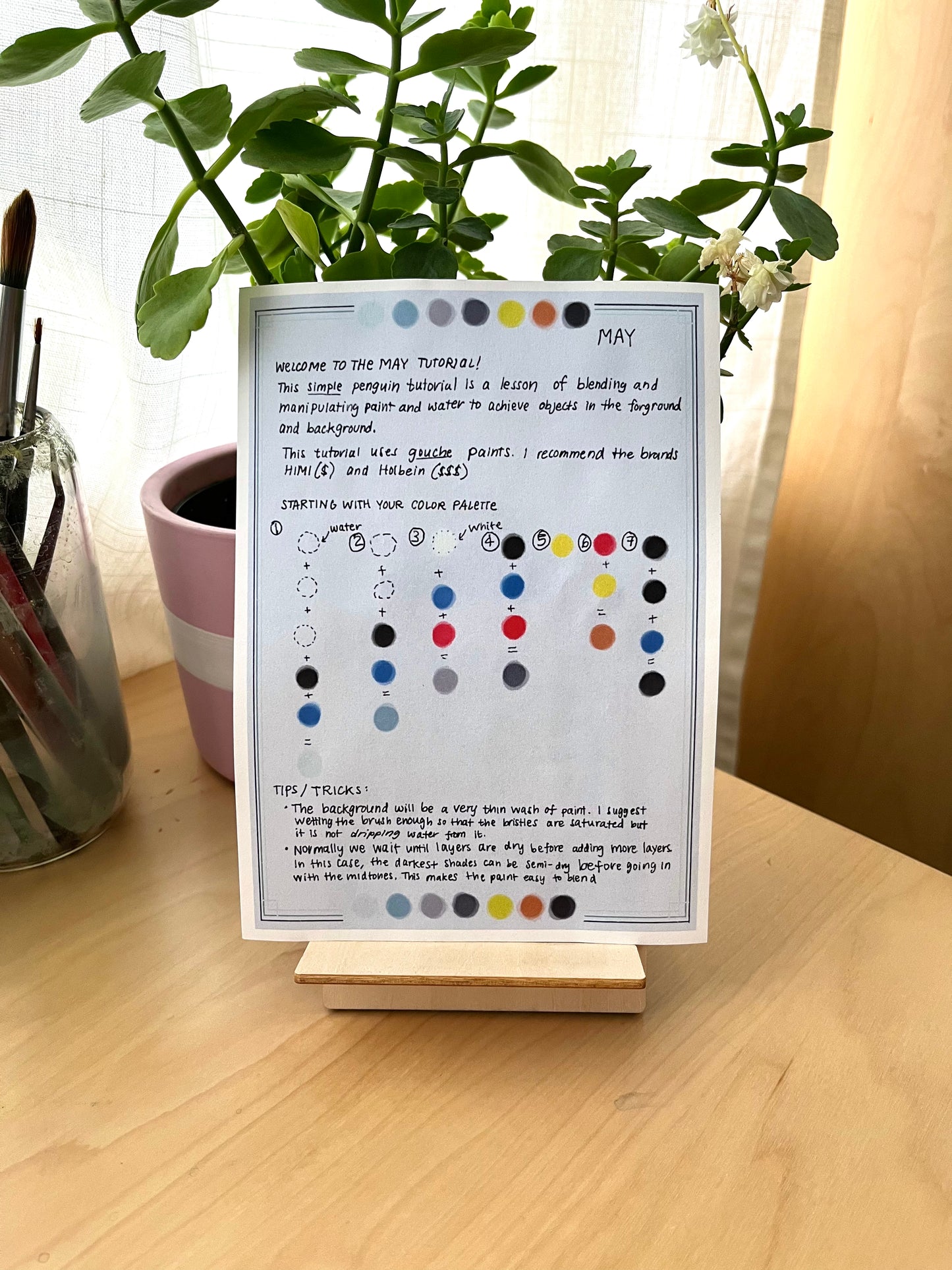 May Print Club Tutorial/Print: Penguin