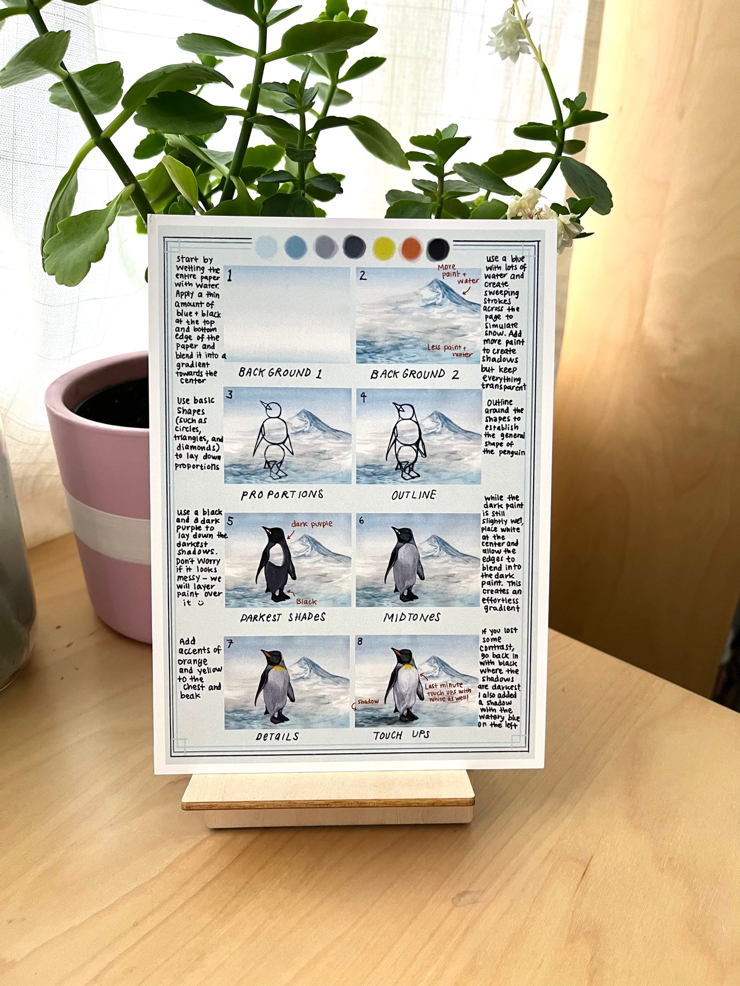 May Print Club Tutorial/Print: Penguin