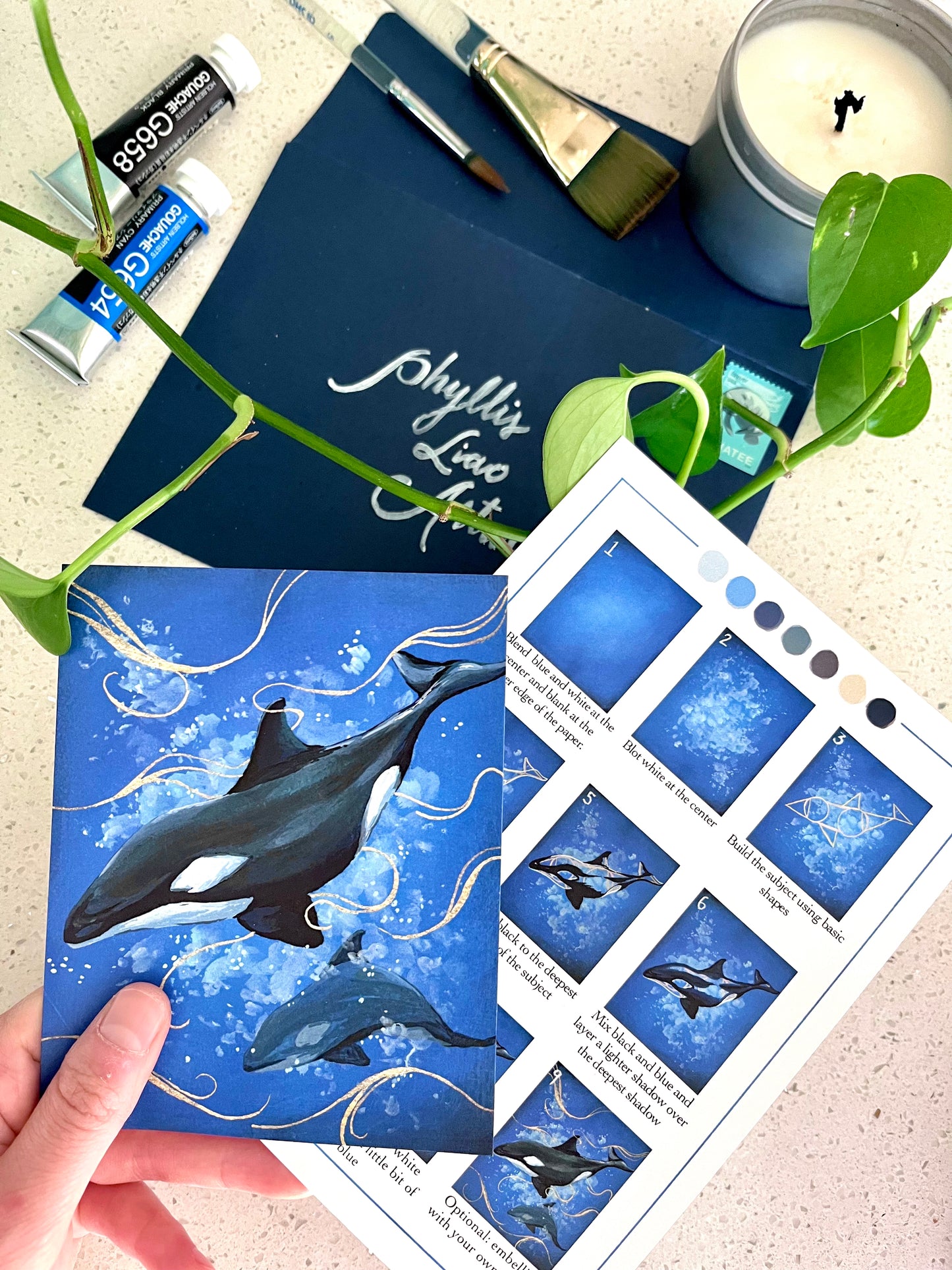 Monthly Art Print + Tutorial